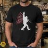 Quad Cities River Bandits Bigfoot Rock Hand Shirt