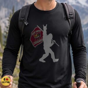 Saint Xavier Cougars Bigfoot Rock Hand Shirt