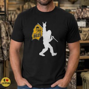 Salt Lake Bees Bigfoot Rock Hand Shirt