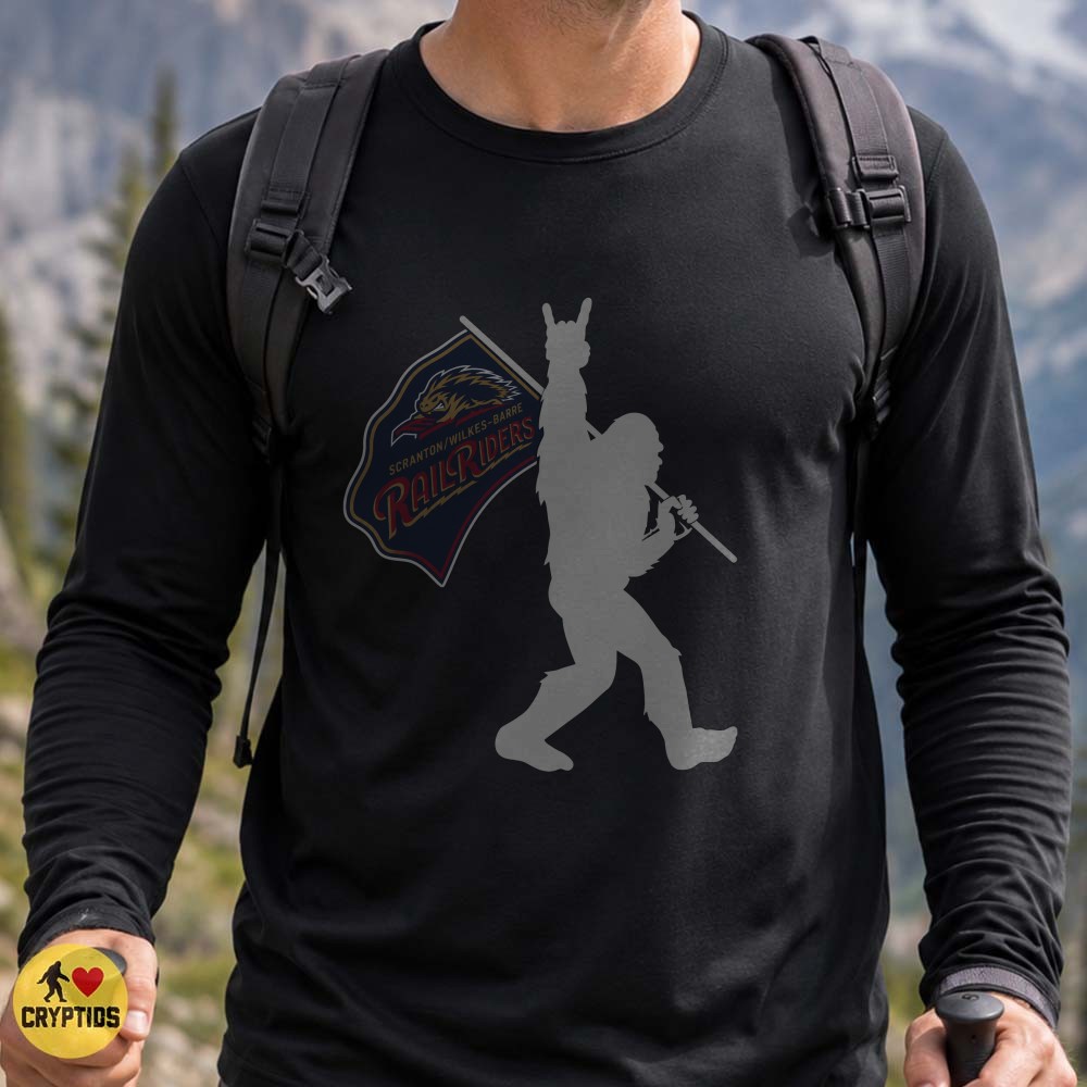ScrantonWilkes-Barre RailRiders Bigfoot Rock & Roll T-Shirt, MiLB Baseball Gift 2 ScrantonWilkes-Barre RailRiders Bigfoot Rock & Roll Shirt