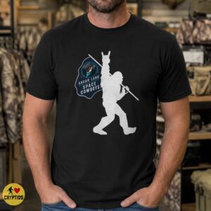 Sugar Land Space Cowboys Bigfoot Rock & Roll Shirt