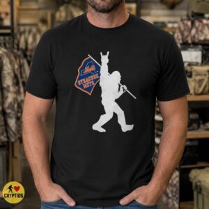 Syracuse Mets Bigfoot Rock Hand Flag Shirt
