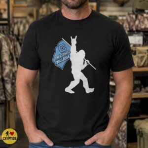 The Citadel Bulldogs Bigfoot Rock Hand Shirt