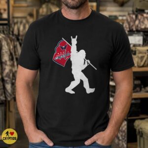 Washington Capitals Bigfoot Rock On Shirt
