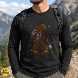 Washington Huskies Bigfoot Thanksgiving Shirt