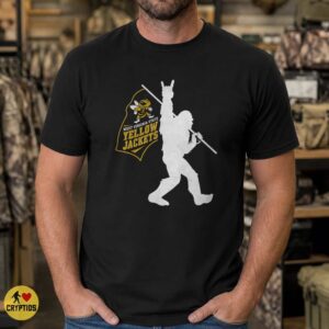 West Virginia State Yellow Jackets Bigfoot T-Shirt, WVSU HBCU Alumni Gift 4 West Virginia State Yellow Jackets Bigfoot Shirt