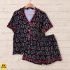 Mothman Pajama Set, Cute Cryptid Sleepwear, Spooky Button Up Shorts Set 7 Mothman Pajama Set, Cute Cryptid Sleepwear, Spooky Button Up Shorts Set (1)