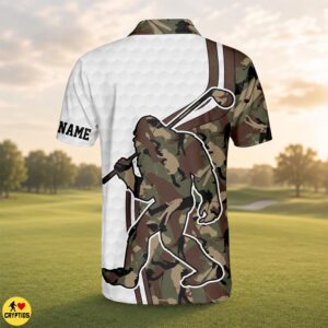 Personalized Bigfoot Golf Polo Shirt Custom Name Camouflage Gift for Golfer 6 Personalized Bigfoot Golf Polo Shirt Custom Name Camouflage Gift for Golfer (3)