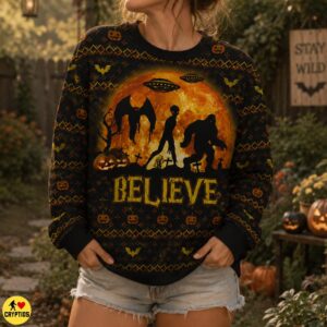 Bigfoot, Alien UFO & Mothman Halloween