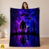 Bigfoot Alien UFO Blanket Galaxy Cryptid Throw for Bed & Wall Decor 9 Bigfoot Alien UFO Blanket Galaxy Cryptid