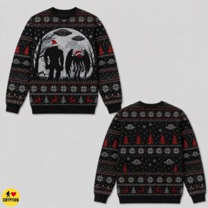 Bigfoot Mothman & UFO Ugly Christmas