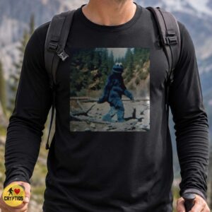 Cookie Monster Bigfoot Shirt, Funny Patterson Gimlin Cryptid Parody Shirt