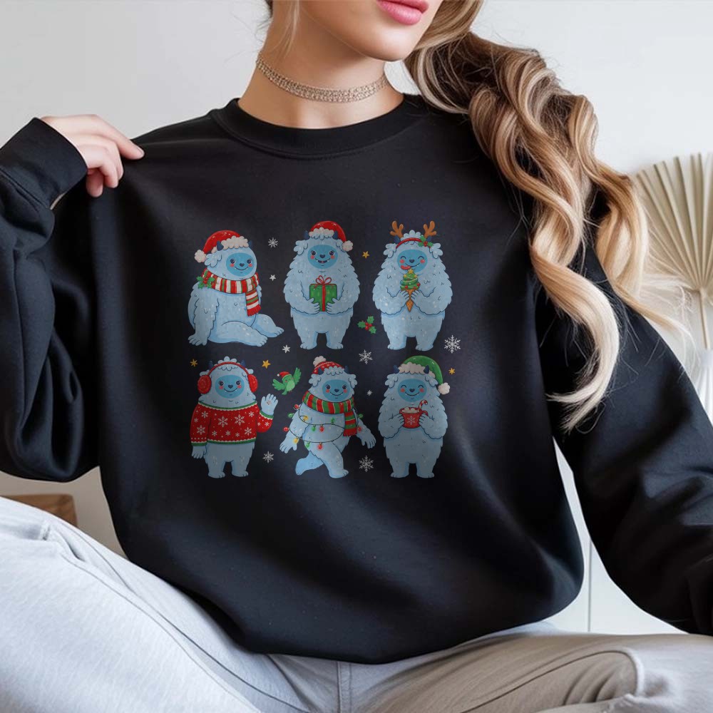 Cute Yeti Christmas Abominable Snowman T-Shirt 2 Cute Yeti Christmas Abominable Snowman Shirt