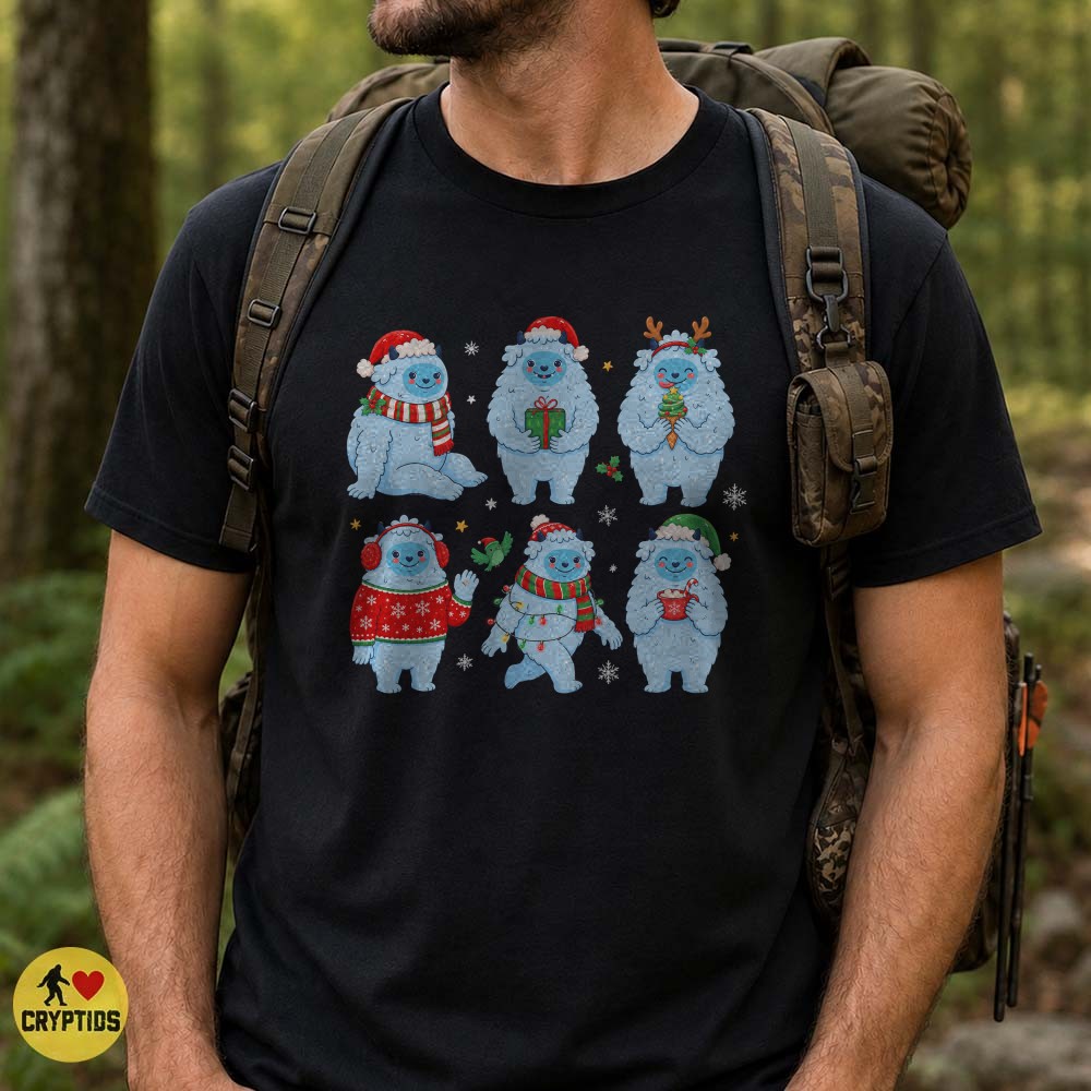 Cute Yeti Christmas Abominable Snowman T-Shirt 1 Cute Yeti Christmas Abominable Snowman Shirt