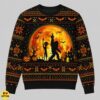 Funny Bigfoot & Alien Halloween Middle