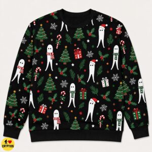 Funny Santa Fresno Nightcrawler Christmas Sweatshirt