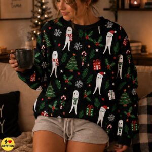 Funny Santa Fresno Nightcrawler Christmas Sweatshirt