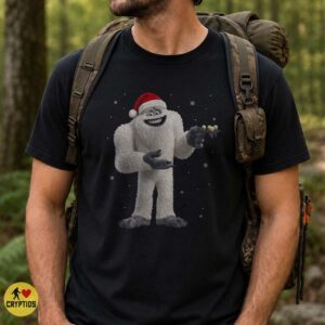 Funny Santa Yeti Cartoon Abominable Snowman Christmas T-shirt 6 Funny Santa Yeti Cartoon Abominable Snowman Christmas Shirt