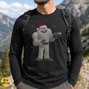 Funny Santa Yeti Cartoon Abominable Snowman Christmas T-shirt 7 Funny Santa Yeti Cartoon Abominable Snowman Christmas Shirt