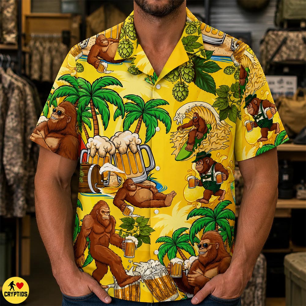 Funny Tropical Bigfoot Beer Hawaiian Shirt Party 1 Funny Tropical Bigfoot Beer Hawaiian Shirt Party