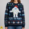 Funny Yeti to Party Ugly Christmas