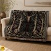 Horror Wendigo Halloween Blanket Gothic Occult
