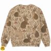 Jackalope Cottagecore Sweatshirt with Mushrooms & Florals 9 Jackalope Cottagecore Sweatshirt with Mushrooms