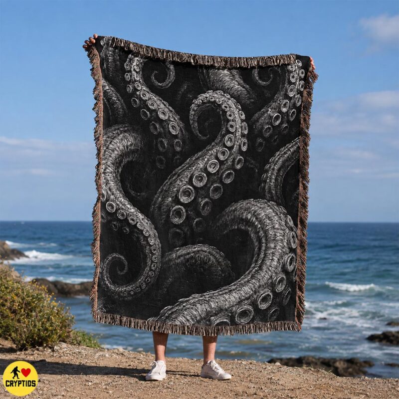 7+ Best Kraken Decor Ideas for a Legendary Sea Monster Space 11 Kraken Blanket Eerie Black & White