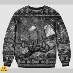 Kraken Christmas Sweatshirt & Hoodie