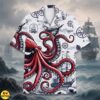 Kraken Sea Monster Hawaiian Shirt – Nautical Compass Button-Up Sailing Ships 8 Kraken Sea Monster Hawaiian Shirt – Nautical Compass Button-Up Sailing Ships