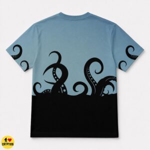 Kraken Tentacle Nautical Ocean Octopus Sea Monster Shirt
