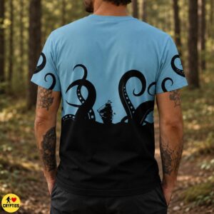 Kraken Tentacle Nautical Ocean Octopus Sea Monster Shirt