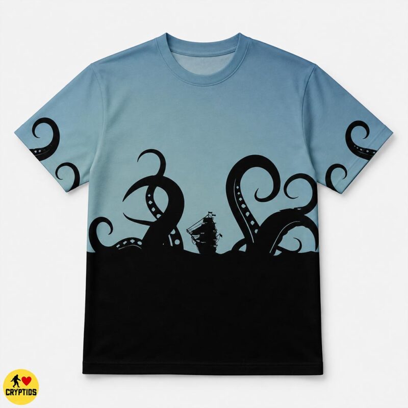 11+ Best Kraken Clothing & Apparel for Every Sea Monster Fan 2 Kraken Tentacle Nautical Ocean Octopus Sea Monster Shirt