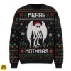 Merry Mothmas Mothman Ugly Christmas Sweatshirt
