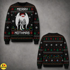 Merry Mothmas Mothman Ugly Christmas Sweatshirt & Hoodie 3 Merry Mothmas Mothman Ugly Christmas Sweatshirt