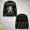 Papa Squatch Ugly Christmas Sweatshirt Bigfoot
