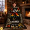 Personalized Bigfoot Blanket Custom Name Funny