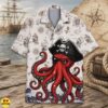 Red Octopus Sea Monster Kraken Pirate Hawaiian Shirt 9 Red Octopus Sea Monster Kraken Pirate Hawaiian Shirt