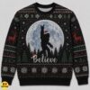 Rockin' Bigfoot Believe Ugly Christmas Sweatshirt & Hoodie 9 Rockin' Bigfoot Believe Ugly Christmas Sweatshirt