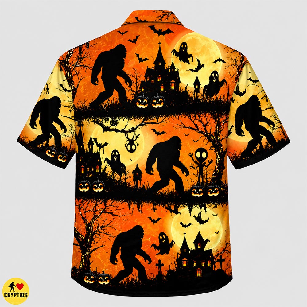 Spooky Bigfoot Halloween Hawaiian Shirt 3 Spooky Bigfoot Halloween Hawaiian Shirt