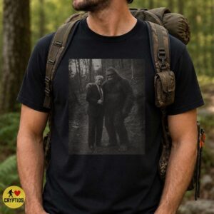 Trump Bigfoot UFO T-Shirt, Funny Photo Paranormal Conspiracy Tee 6 Trump Bigfoot UFO Shirt, Funny Photo Paranormal Conspiracy Shirt