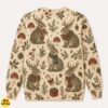 Vintage Cottagecore Jackalope Christmas Sweatshirt