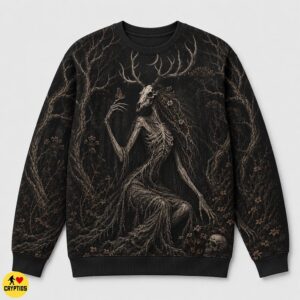 Wendigo Witch Dark Gothic Sweatshirt