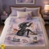 Xenomorph Cats Blanket – Cute Watercolor