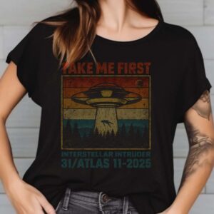 3IATLAS UFO Retro Interstellar Intruder Alien Abduction Shirt