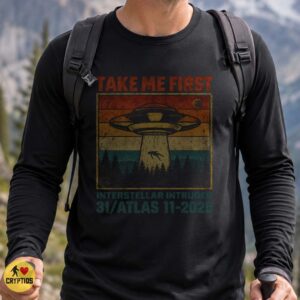 3IATLAS UFO Retro Interstellar Intruder Alien Abduction Shirt