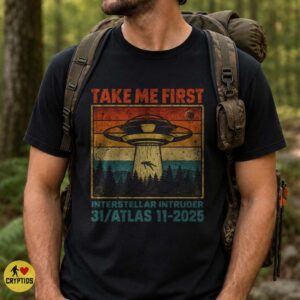 3IATLAS UFO Retro Interstellar Intruder Alien Abduction Shirt