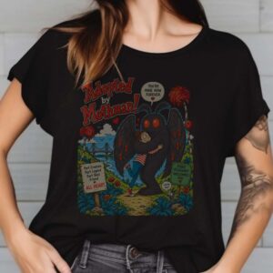 Adopted by Mothman Point Pleasant Retro Storybook T-Shirt 6 Adopted by Mothman Point Pleasant Retro Storybook Shirt