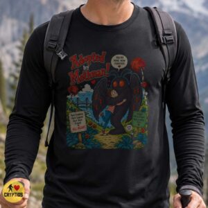 Adopted by Mothman Point Pleasant Retro Storybook T-Shirt 7 Adopted by Mothman Point Pleasant Retro Storybook Shirt