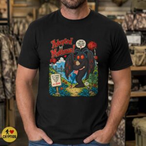 Adopted by Mothman Point Pleasant Retro Storybook T-Shirt 9 Adopted by Mothman Point Pleasant Retro Storybook Shirt